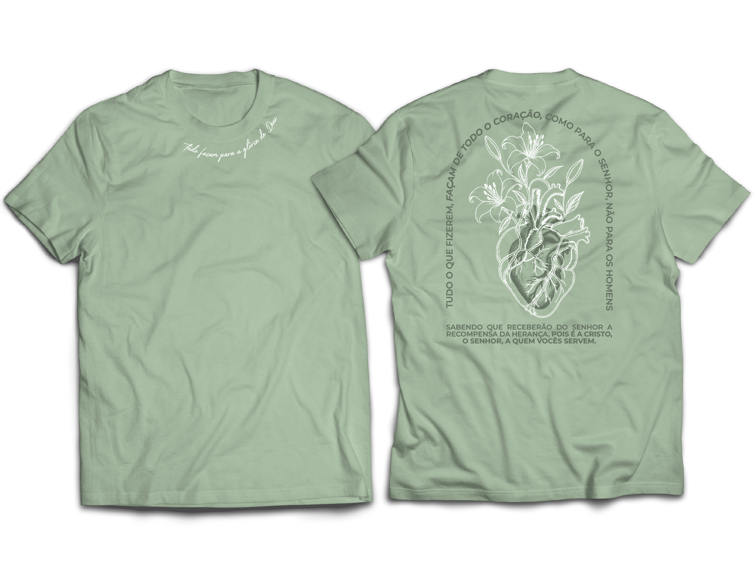 Camiseta oficial da conferência, frente e verso